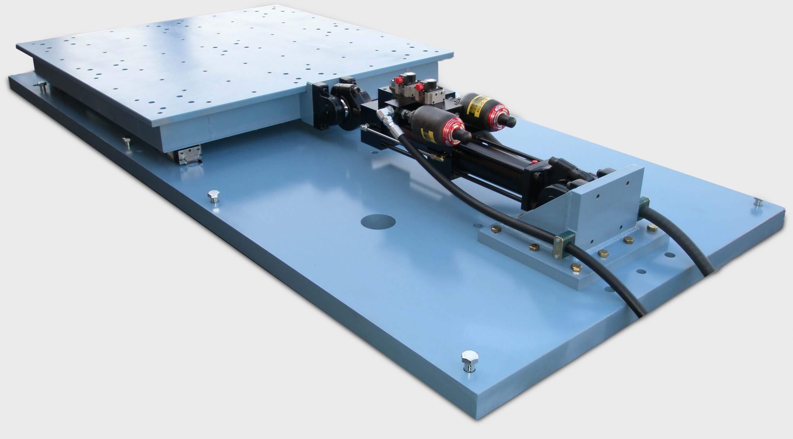 Multi Axis Simulation Table combined with hexapods