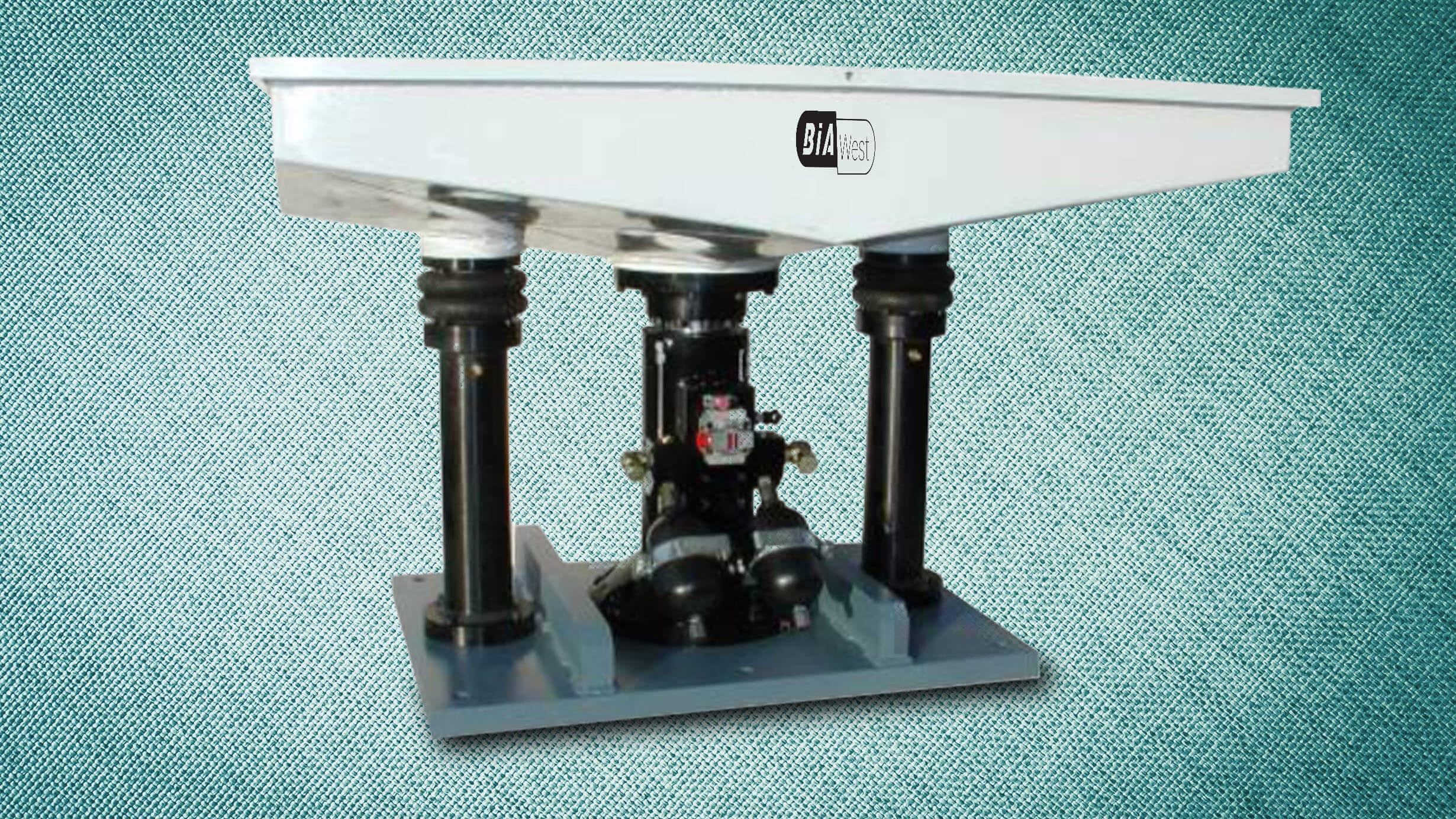 Multi Axis Simulation Table combined with hexapods